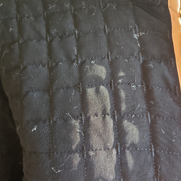 Tan/Black Quilted Reversible Jacket - Picture 7 of 8